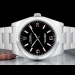 Rolex Oyster Perpetual 36 Black Pink Arabic Indexes - Rolex Guarantee 116000